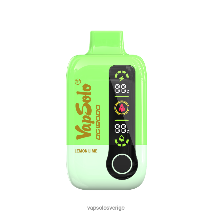 VapSolo Vape - VapSolo DG18000 engångsvape R2L4XB50 citron lime