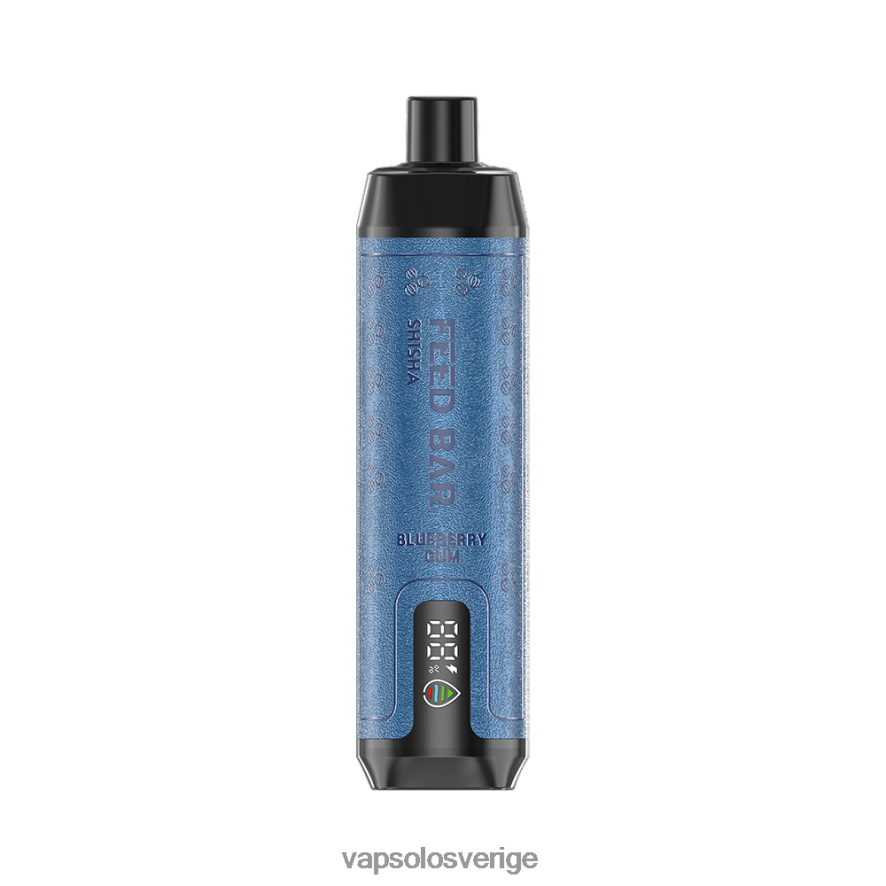 VapSolo Nikotin - VapSolo SHISHA engångsvape R2L4XB4 blåbärsgummi
