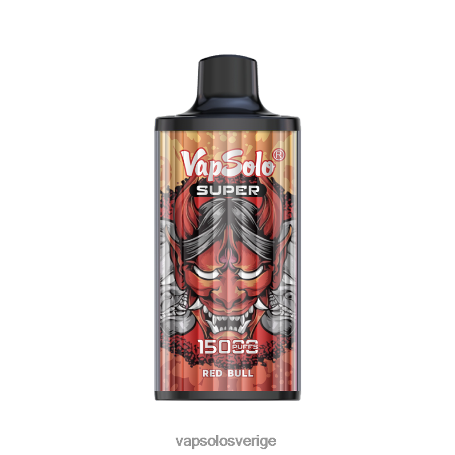 VapSolo Nikotin - VapSolo SUPER engångsvape R2L4XB20 red bull