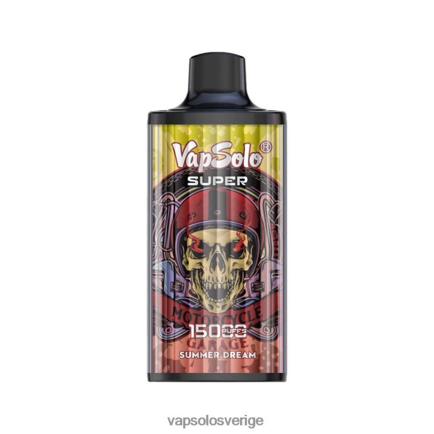 VapSolo Nikotin - VapSolo SUPER engångsvape R2L4XB24 sommardröm