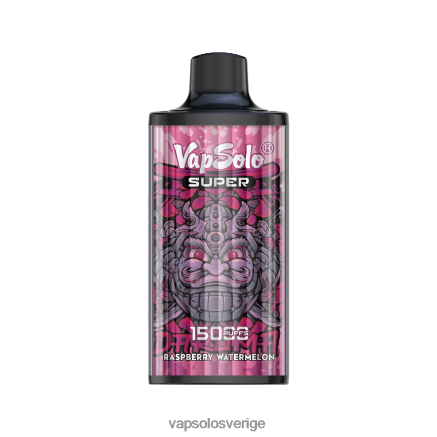 VapSolo Pris - VapSolo SUPER engångsvape R2L4XB19 hallon vattenmelon