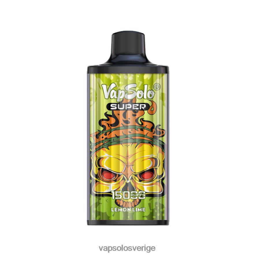 VapSolo Vape - VapSolo SUPER engångsvape R2L4XB18 citron lime
